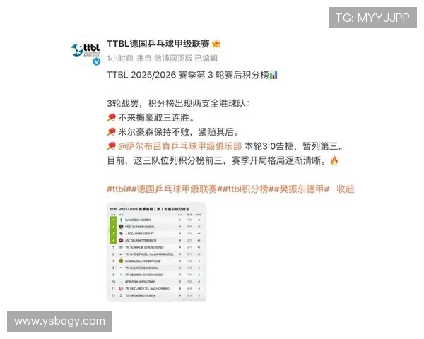 德甲球队综合实力排行榜及最新积分情况